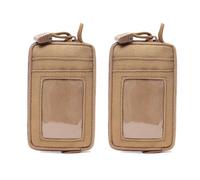 Junterone Borsa a Chiavi Impermeabile Esterno, Portamonete, Set di Viaggi, Borsa a Moneta, Slot per Carta, Multifunzionale, Giallo, giallo