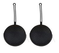 Junterone Borsa Portaoggetti Portatile Antipolvere per Neonati Borsa Portaoggetti In Silicone con Cordino Borsa Portaoggetti per Neonati Nera