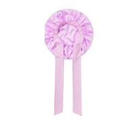 Junterone Cappello da donna Cuffia da doccia da notte Cuffia per capelli ad alta elasticità Cappello copricapo per la cura dei capelli, berretto da notte facile da usare viola