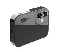 Junterone Fotocamera Digitale CCD 4K Videocamera Flash Digitale 64MP con Touch Screen Zoom Digitale 16X Telecamera di Visione Notturna IR Nero
