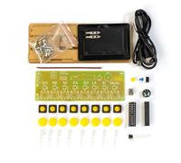 Junterone Kit di pianoforte elettronico fai da te 8 tasti nota musicale circuito stampato pratico di saldatura assemblaggio kit elettronico fai da te