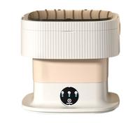 Junterone Lavatrice portatile Mini Lavatrice 60W Piccola Lavatrice Asciugatrice Pieghevole Compatto Manuale Abbigliamento Spina UE B