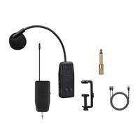 Junterone Microfono Wireless per Violino Microfono per Strumenti Musicali Microfono per Esibizioni Sul Palco Ricevitore e Trasmettitore Audio Clip Corta