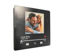 Junterone per Frigo con Carillon Fotografico per Frigo Personalizzati con Musica per Frigo con Foto Sostituibili Regalo di Anniversario Coppia Presente B