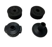 Junterone Protezione per Piatti Neri Tampone In Spugna di Feltro di Cotone Tappo A Sgancio Rapido per Piatti Accessori per Batteria A Sgancio Rapido