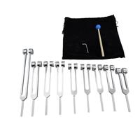 Junterone Set di Chakra In Lega di Alluminio con per Guarigione, Terapia del Suono, Meditazione, Yoga
