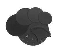 Junterone Set di Tamponi per Riduzione del Volume Della Batteria 14pz Drum Mute Pads Set con Tamponi per Rullante per il Controllo del Tono Della Batteria