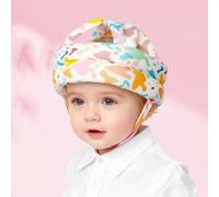 JUNUNDJING Caschetto Primi Passi, Casco Per Bambini da 6 a 36 Mesi, Primi Passi Per Bambini, Bambini Neonati, Casco Neonato, Caramelle Arcobaleno