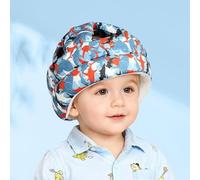 JUNUNDJING Caschetto Primi Passi, Casco Per Bambini da 6 a 36 Mesi, Primi Passi Per Bambini, Bambini Neonati, Casco Neonato, Squalo Carino