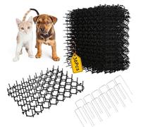 JUNUNDJING Tappetino Repellente per Gatti, 36 Pezzi Repellente per Gatti, 15x20cm Dissuasori per Gatti, Plastica Tappetino Anti Gatto, Anti Gatto Giardino