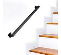 Junvstor Barra di Sicurezza per corrimano in Metallo, per Scale Interne, Montaggio a Parete, per ringhiere di Scale Senza Barriere, per terrazze e verande(60cm)