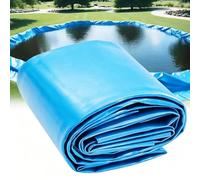 Junvstor Fodera per laghetto, 2X3M 4X6M 6X8M 10X10M Fodera Flessibile Impermeabile per laghetto per Pesci, Rivestimento Membrana Preformata Giardino la paesaggistica dei laghetti Pesci(4x5m)