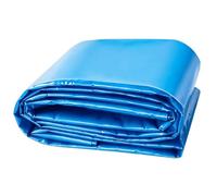 Junvstor Fodera per laghetto sicura per i Pesci 10x10 m, Fodera per laghetto per Esterni, Membrana per Piscina Koi, Fontana da Giardino, Pellicola Impermeabile alle cascate(4x5m)