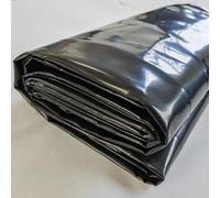 Junvstor Membrana per laghetto Fodera per laghetto per Pesci Fodera per laghetto da Giardino, HDPE Pellicola Impermeabile per ruscelli Fontane Cascata Membrana per laghetto Nera Trappola(2x4m)