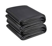 Junvstor Rivestimento laghetto PE Rinforzato 5X6m 6X8m laghetti all'aperto sottostrato laghetto Koi/Pesci laghetto Anatre e sottostrato paesaggi Acquatici telone Tetto Rivestimento laghetto(3x4m)