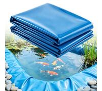 Junvstor Rivestimento per laghetto Blu Rivestimento Impermeabile laghetto 3x7m 5x6m 7x8m 8x10m 10x12m Membrana Piscine Grandi Dimensioni Pesci Telo Pieghevole laghetti 0,16 mm | 6x9m