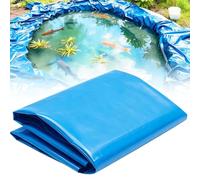 Junvstor Rivestimento per laghetto Pesci Grandi Dimensioni 10×10m Giardini, Piscine, Membrana Rinforzata, paesaggistica, Telo per Membrana Piscina Pellicola di Rivestimento laghetto | 1x6m