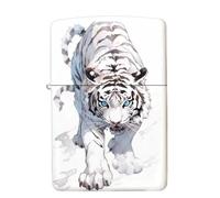 junweideyi 2 accendini in stile cinese 2024 anno dei regali, sostituibili per Zippo (solo custodia), dimensioni inserto compatibile 3,6 cm x 1,2 cm x 5 cm, alloggiamento accendino (2 pezzi stile 10)