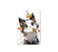 junweideyi Accendino in stile cinese 2025, sostituibile per Zippo (solo custodia), dimensioni inserto compatibile 3,6 cm x 1,2 cm x 5 cm (stile 4)