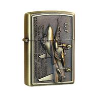 junweideyi Accendino in stile cinese 2025, sostituibile per Zippo (solo custodia), dimensioni inserto compatibile 3,6 cm x 1,2 cm x 5 cm (stile 7)