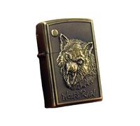 junweideyi Accendino in stile cinese 2025, sostituibile per Zippo (solo custodia), dimensioni inserto compatibile 3,6 cm x 1,2 cm x 5 cm (stile 8)