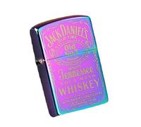 junweideyi Accendino in stile cinese dei regali, sostituibile per Zippo (solo custodia), dimensioni inserto compatibile 3,6 cm x 1,2 cm x 5 cm, alloggiamento accendino (viola)