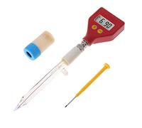 JunYe PH-98108 PH-Metro Elettrodo di Vetro Tagliente per Acqua Test Formaggio PH del Terreno del Latte per Alimenti