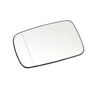 JUNYEW Vetro a Specchio Sostituzione Sostituzione per BMW E65 E66 E67 7-Series 2001-2008,Specchietto Retrovisore Riscaldabile,Sinistro O Destro con Piastra di Supporto,Left-White