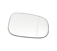 JUNYEW Vetro Specchietto Retrovisore per Volvo V50 2006-2009 Specchio Esterno Vetro Grandangolare/Riscaldabile/con Pannello Posteriore,Right