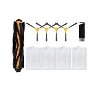 JunYouda Compatibile Compatibile con Crea Ikohs Netbot S18 Robot Aspirapolvere Ricambi Accessori Spazzola Laterale Principale Filtro Hepa Primario Straccio for Mocio Panno(Set C)