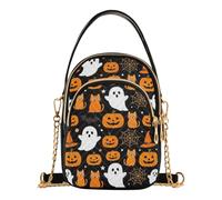 JUNZAN Borsa a tracolla leggera per le donne | 3 Modi di indossare: Portatile, Spalle, Mini borsa a tracolla Commissioni quotidiane & Incontri Bats Skulls