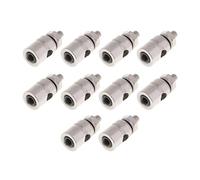 JunZheHub 10 Pezzi Linkage Stopper per Ricambio Aereo Rc con Connettore Asta Regolabile Braccio di Controllo Asta Connettore Servo in Metallo Adatto per Accesso, Un