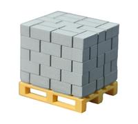 JunZheHub Accessori in Cemento in Miniatura per Case delle Bambole in 1/64, Pensati per L'architettura del Paesaggio, Stile a