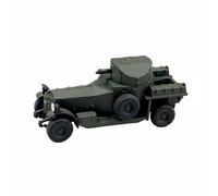 JunZheHub Armored Car Miniatura Realistica Veicolo Storico Modellino con Dettagli Precisione in Resina Adatto per Collezione Decorazione Esposizione Regali, Verde