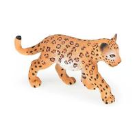 JunZheHub Bambino Statua Figurina Animale Artigianale Modellino Realistico Adatta a Bambini da 4 a 6 Anni Studi Scientifici Giocattolo Educativo Collezione Infantile, Cucciolo di Leopardo Giallo