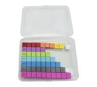 JunZheHub Bastoncini di Legno per Contare, Strumenti Didattici per Imparare La Matematica, Ideali per Bambini, 10 pezzi, Taglia unica