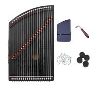 JunZheHub Beginner Guzheng Mini Strumento Educativo Zither Ideale per Apprendere E Migliorare il Controllo Delle Dita in Legno Selezionato Adatto a Studenti Pratiche in Studio Uso Quotidiano, Nero