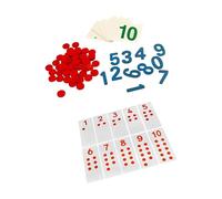 JunZheHub Carte E Blocchi per Contare E Sviluppare Le Competenze Matematiche nella Prima Infanzia, Stile b