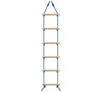 JunZheHub Climbing Rope per Bambini con Sei Gradini in Corda Robusta E Sicura Favorisce Lo Sviluppo Motorio E Il Gioco Educativo Adatta Ad Uso su