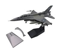 JunZheHub Commemorazione Dell'aviazione da Combattimento F16D in 1/72 con Espositore per Bar Caffetteria