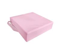 JunZheHub Cuscino per Seggiolino per Bambini, Cuscino Portatile per Sedia Da Pranzo, Nucleo in Spugna Spessa, Impermeabile, in Pelle PU, Antiscivolo, Cinghie Re, Rosa, Taglia unica bambino