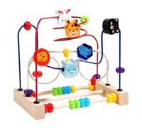 JunZheHub di Perline di Legno con Montagne Russe E Perline di Percezione