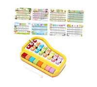 JunZheHub Giocattolo Musicale per Bambini, Strumento Musicale per L'apprendimento, Tastiera per Pianoforte, Xilofono, per La, Asilo, Regali per