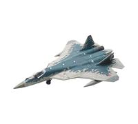 JunZheHub Kit di Modellismo di Aereo da Combattimento in 1/72, Blocchi da Costruzione per Aerei da Esposizione Domestica E Come Regalo, Su57s
