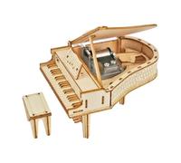 JunZheHub Kit in Legno con Carillon, da Assemblare per Adulti, Ideale per Natale, Style B