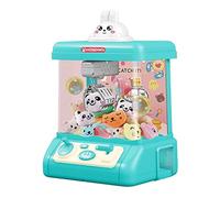 JunZheHub Macchina Acchiappa Pupazzi Elettronica Mini Gioco Arcade per Bambini con Luci Suoni Musica Funzione Educativa Adatta a Casa Gioco Regalo, Verde