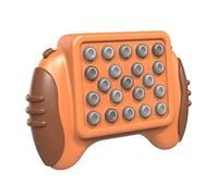 JunZheHub Memory Training Game Elettronico Portatile Mini Cubo Puzzle Interattivo Sensoriale Educativo Funzione Allenamento Adatto per Bambini Adulti, Arancia