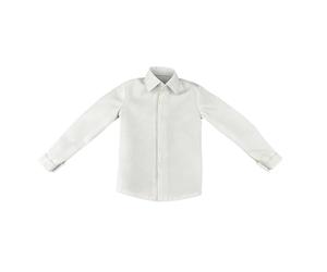 JunZheHub Mini Camicia da Lavoro in 1: Abbottonatura, Top retrò alla Moda per Action Figure, Abbigliamento per Action Figure Alte 30 Cm, Accessorio P, Bianco
