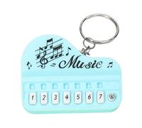 JunZheHub Mini Pianoforte Portachiavi, Giocattolo Elettronico con Funzione di Gioco E Memoria, Ideale Come Regalo, Accessorio Didattico per La Musica, Zaino, Azzurro