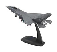 JunZheHub Modellino di Aereo da Caccia J35 in 1:100, Realistico, con Base Espositiva per Libreria, Aeronautica Militare